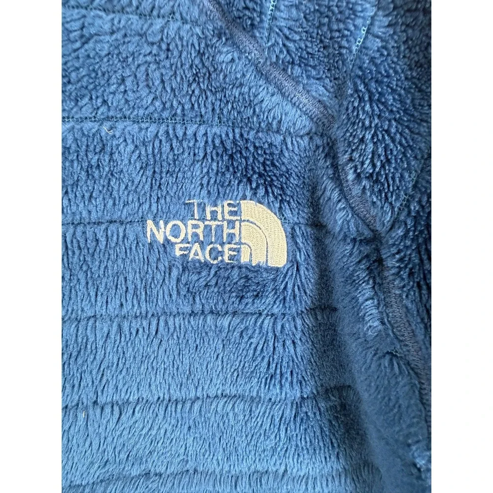 The North Face Summit Series Fleece Jacket Mens Medium Blue Full Zip Hybrid